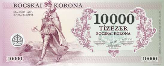 10000 bocskai korona bankjegy