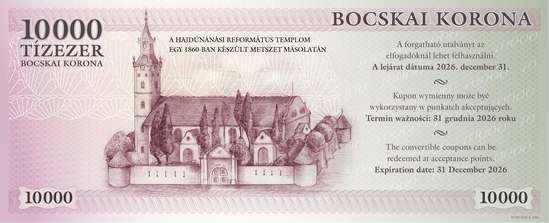 10000 bocskai korona bankjegy